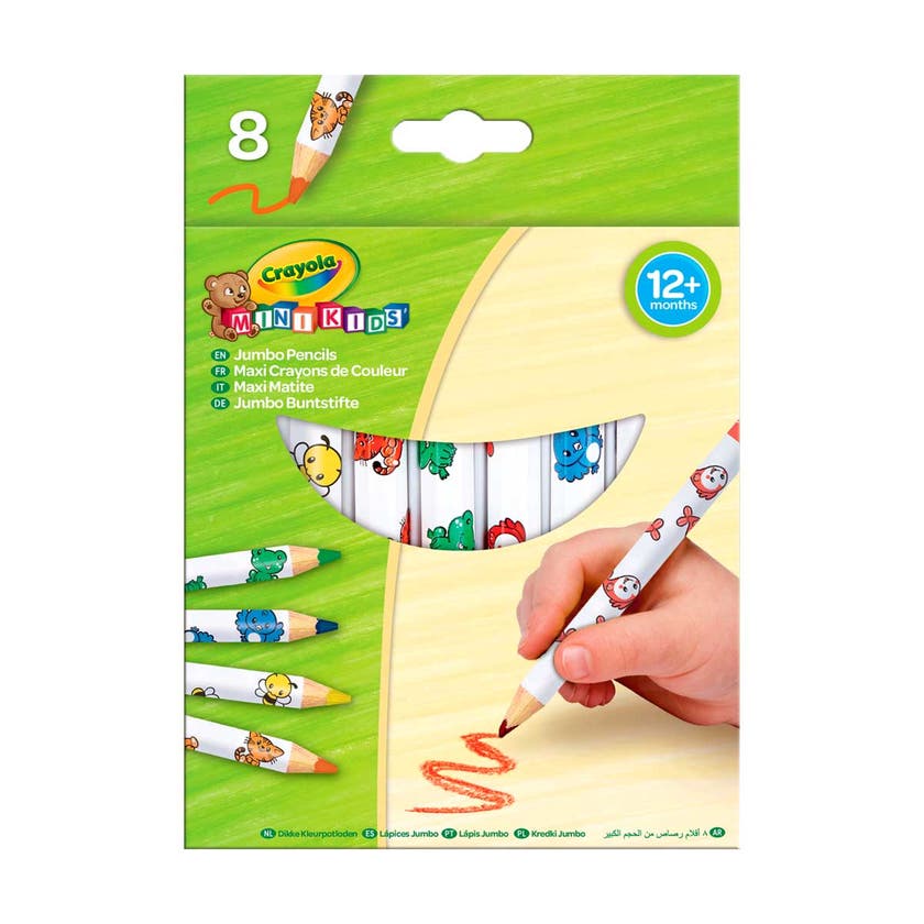 Crayola Mini Kids Jumbo Färgpennor 8 St
