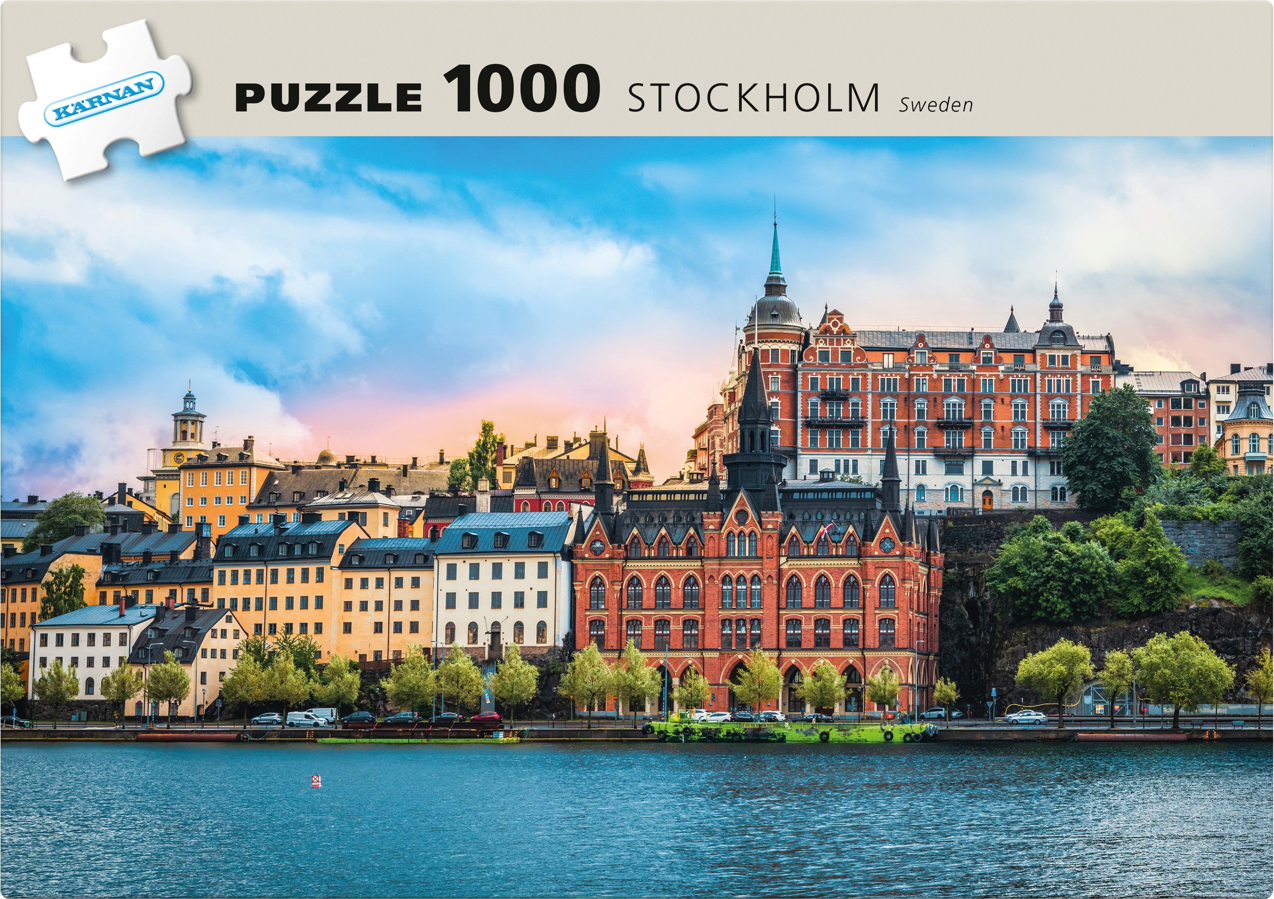 Pappussel Södermalm Stockholm 1000 bitar