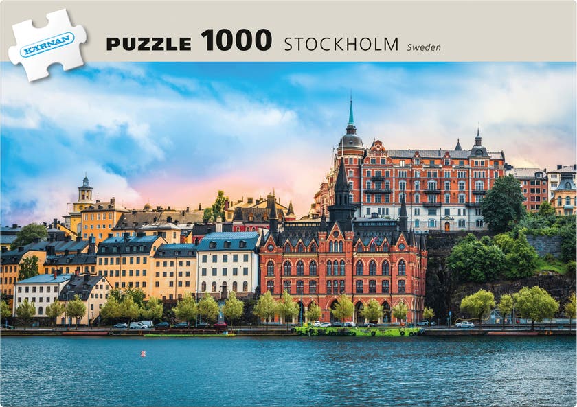 Pappussel Södermalm Stockholm 1000 bitar