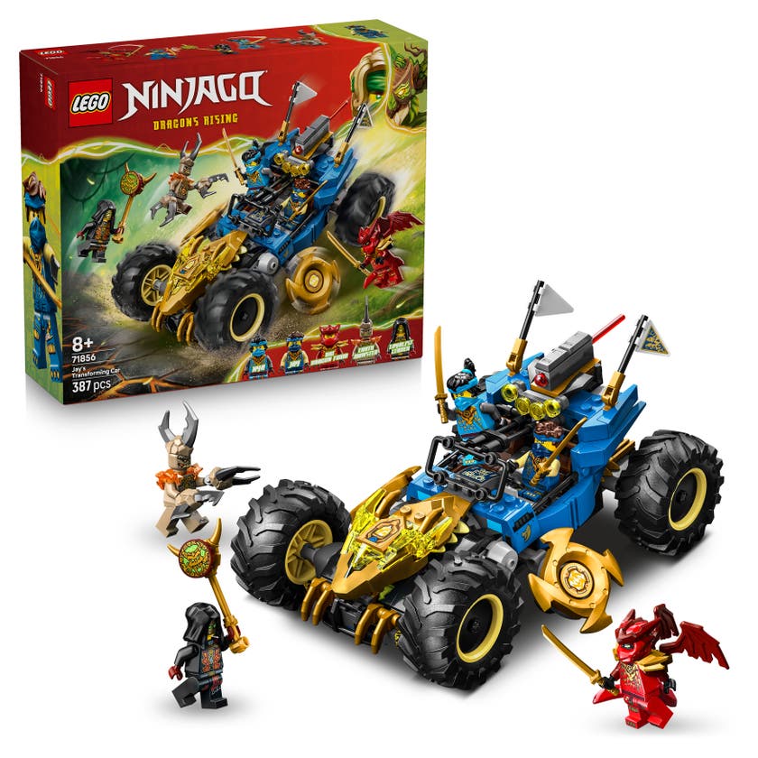 LEGO® NINJAGO® Jays förvandlingsbil Racingleksak 71856