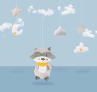 KID, Sängmobil Tvättbjörn