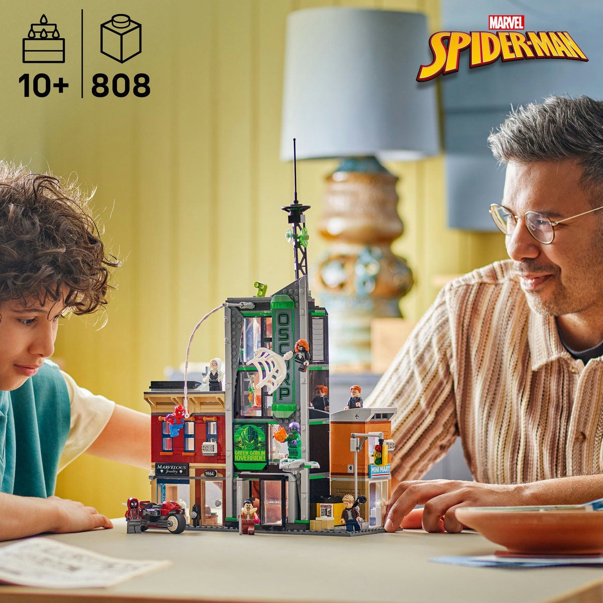 LEGO Super Heroes 76324, Spider-Man mot Oscorp