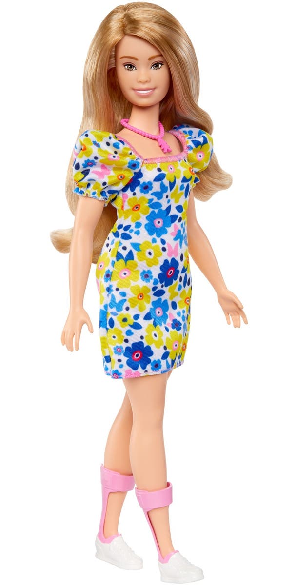 Barbie, Fashionista gul- och blåblommig