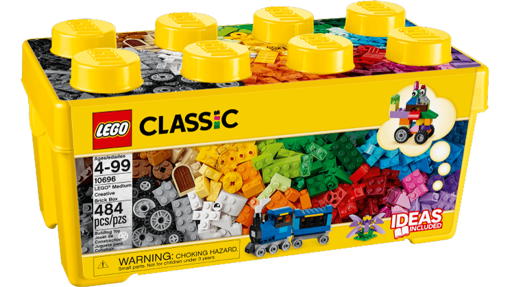 LEGO Classic 10696, Fantasiklosslåda mellan