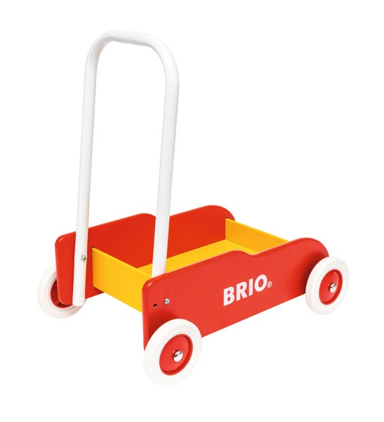 BRIO Lära-Gå-Vagn – Gåvagn med justerbart handtag och broms från 1 år