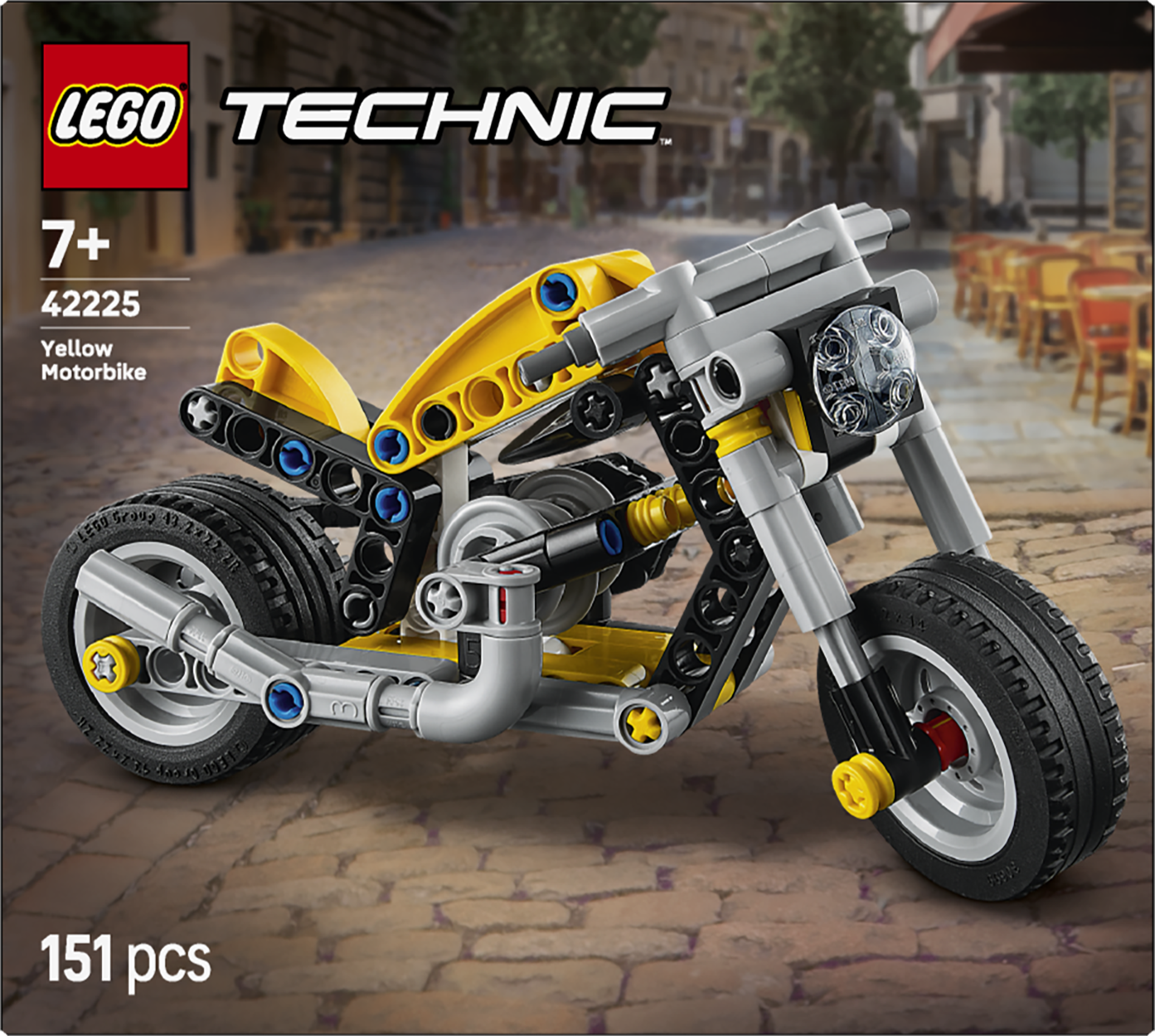 LEGO® Technic Gul motorcykel Bygg- och lekset 42225