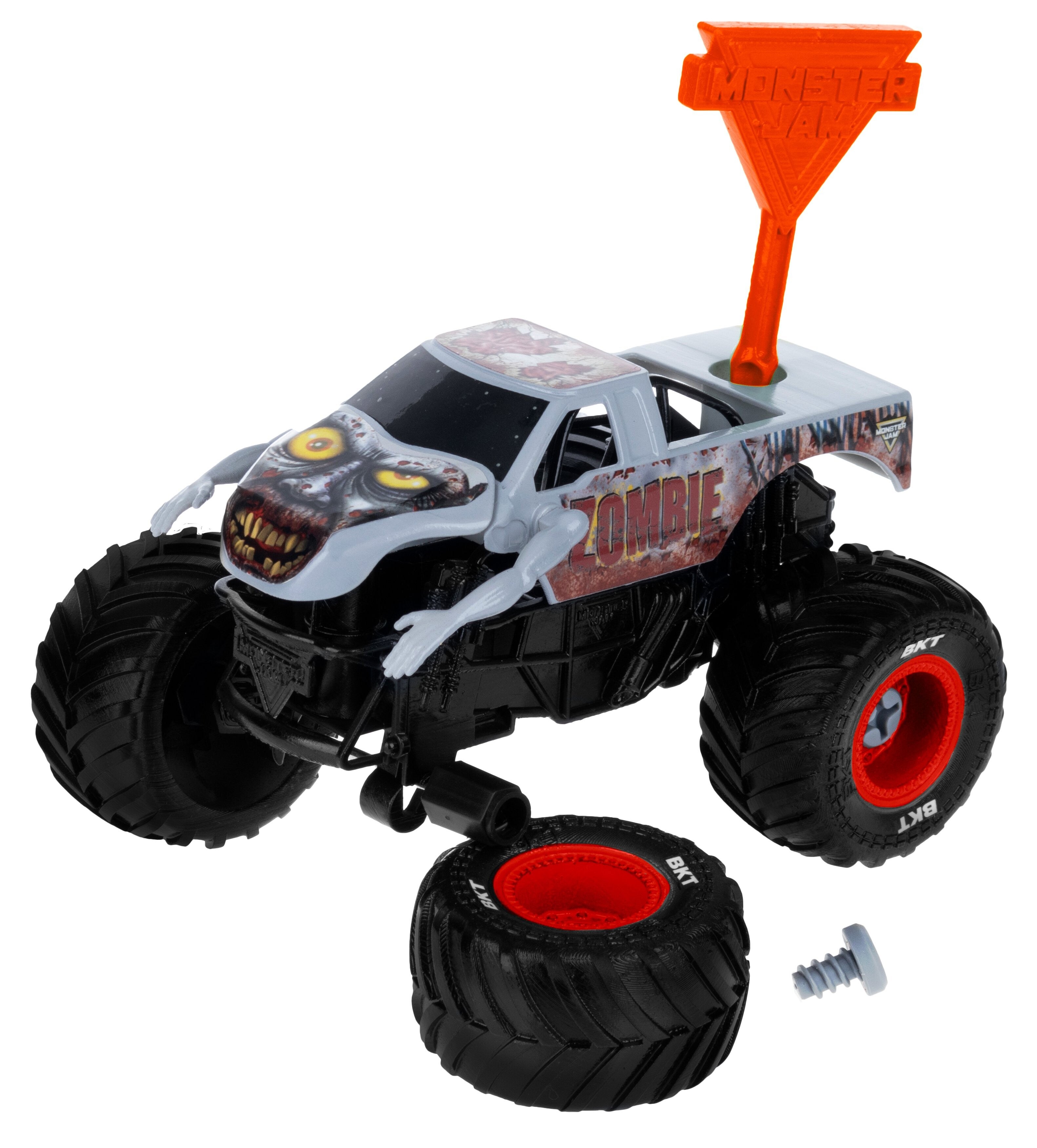 Monster Jam Mechanix 1:32 Build N Rebuild 2-pack