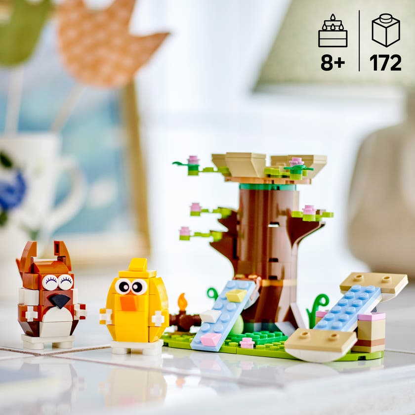 LEGO® Vårlig djurlekplats Lekset med fågel och ekorre 40709