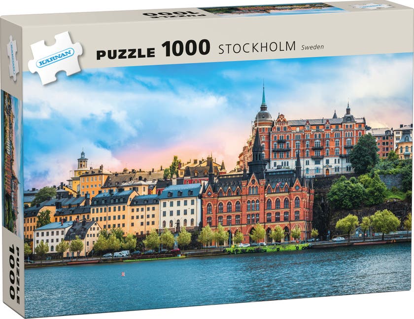 Pappussel Södermalm Stockholm 1000 bitar