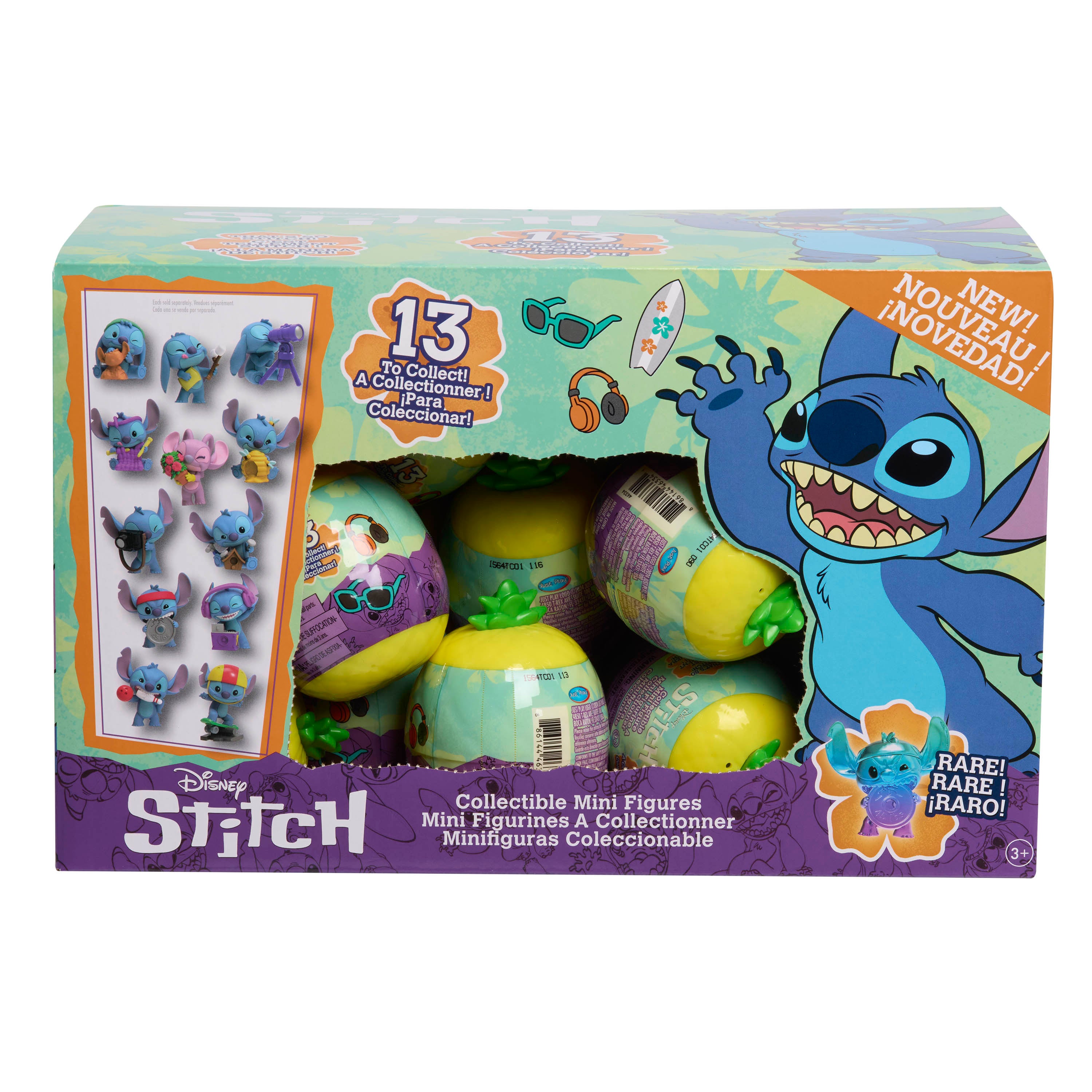 Disney Stitch Collectible Capsule Figure S5 Asst.