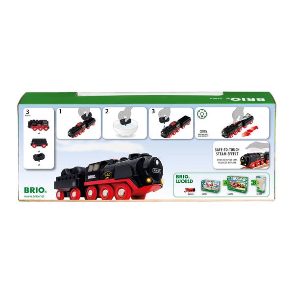BRIO 33884, Ånglok Batteridrivet tåg med ånga