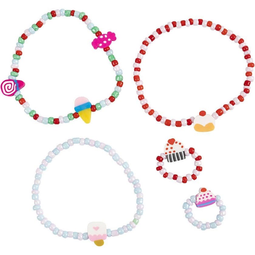 Mini DIY Kit Smycken, Elastiskt armband och ring