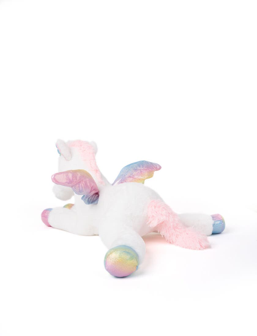 Teddykompaniet - Liggande Enhörning, Regnbågsfärgad