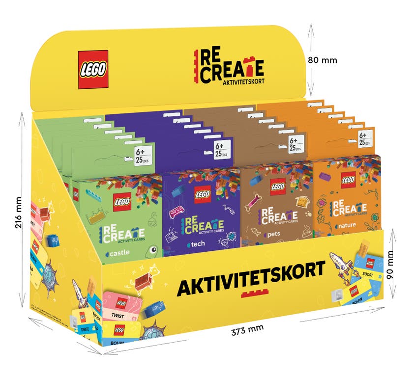 LEGO® Recreate Activity Cards Ass (Se)
