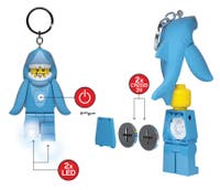 LEGO ICONIC, SHARK SUIT GUY Key chain w/LED light
