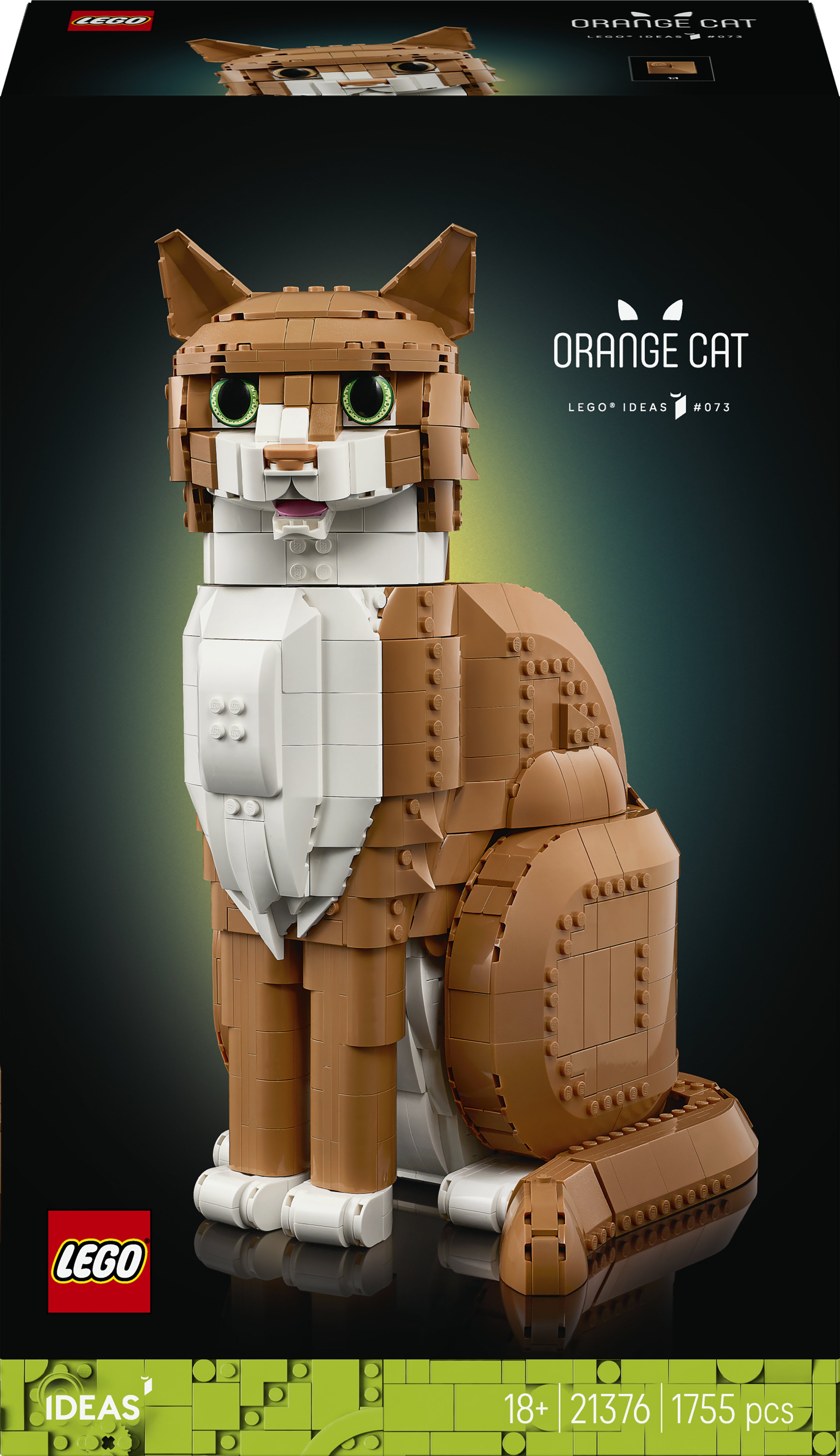 LEGO® Ideas Orange katt, Byggset med djurfigur 21376