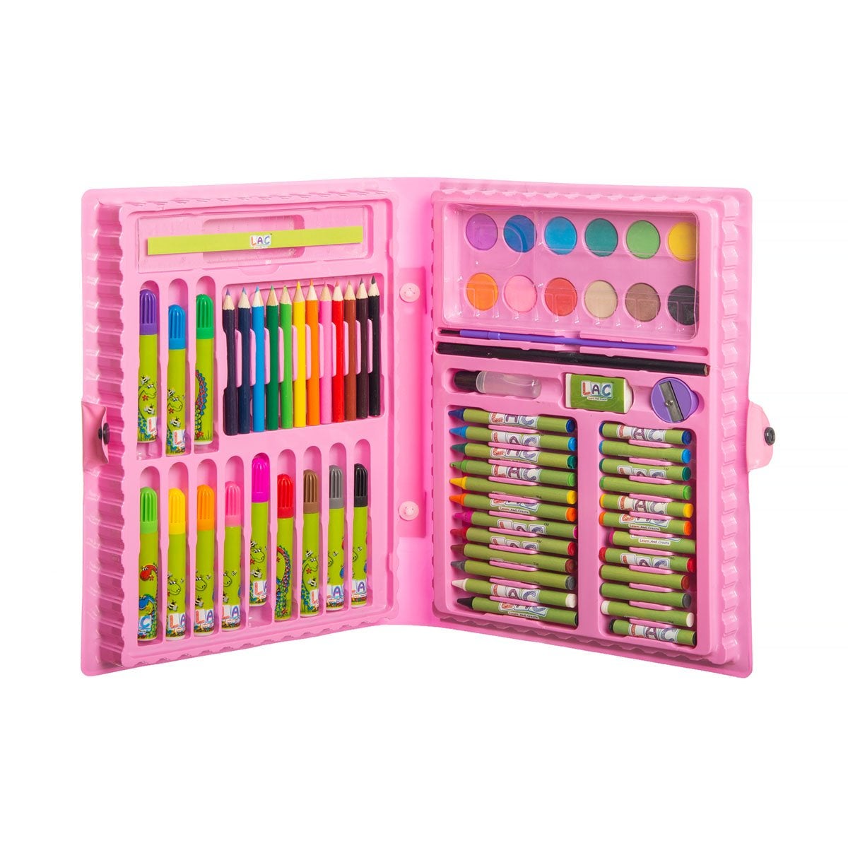 LAC, Målarlåda 68 delar, rosa