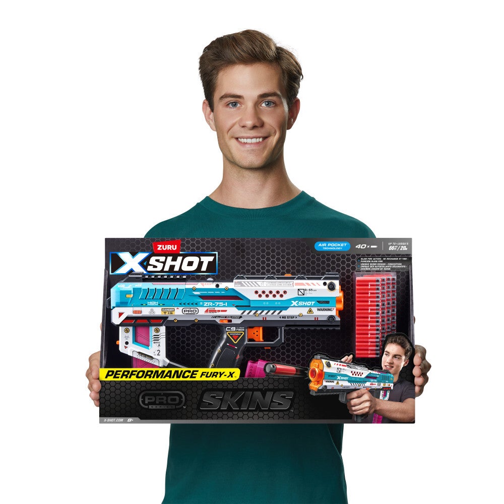 XSHOT SKINS Pro Series Fury-X Blaster med 40 pilar