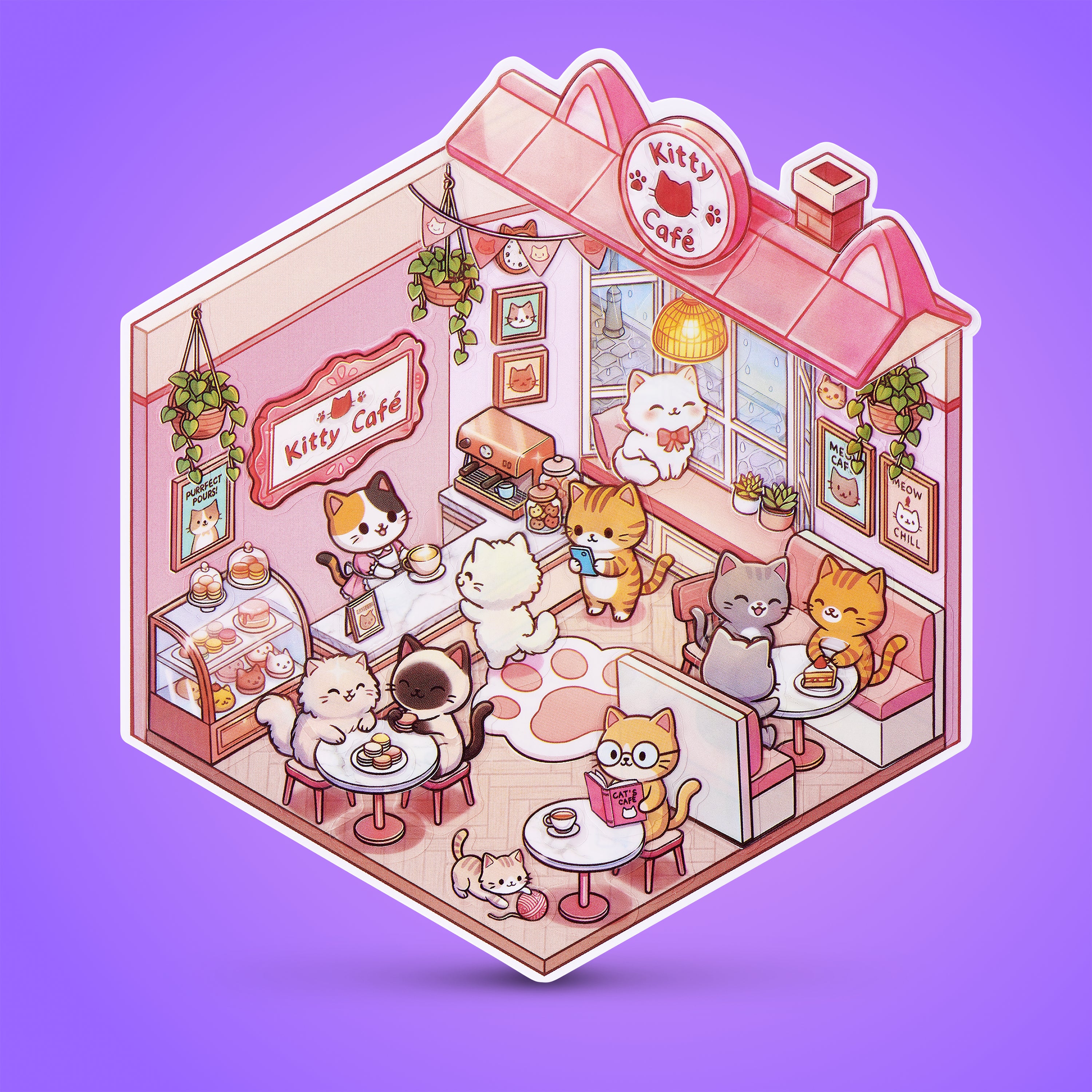 ZURU Sticker Therapy Kawaii Kitties