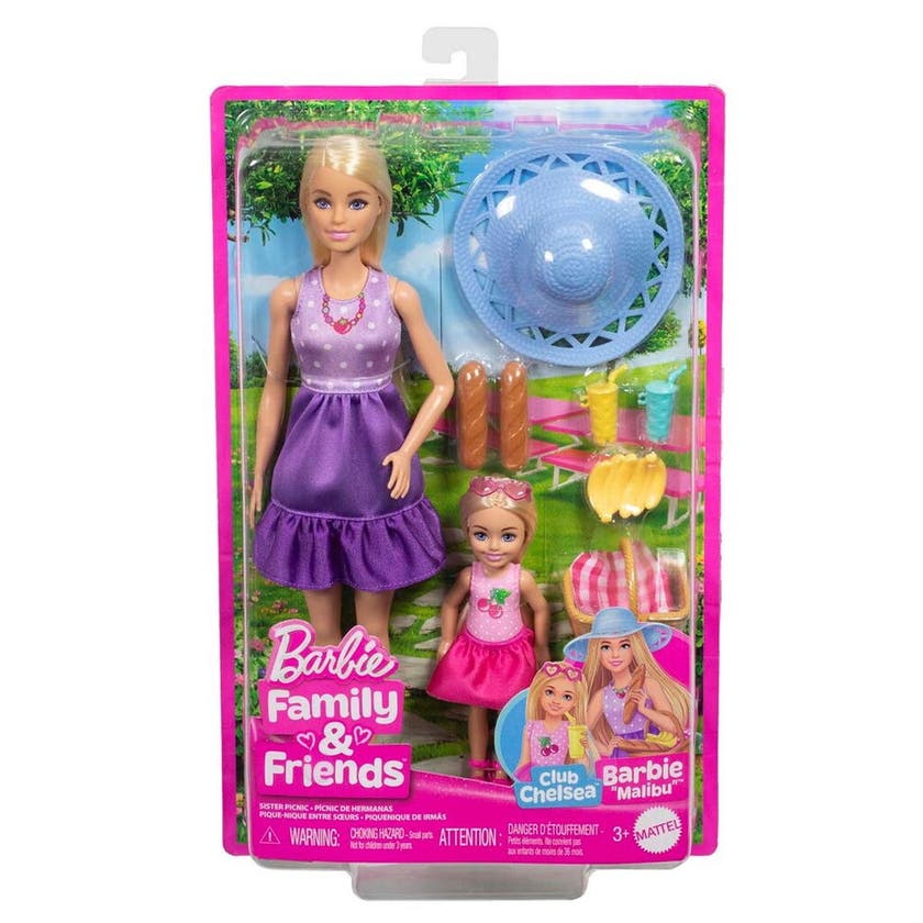 Barbie Malibu & Chelsea Core Dolls