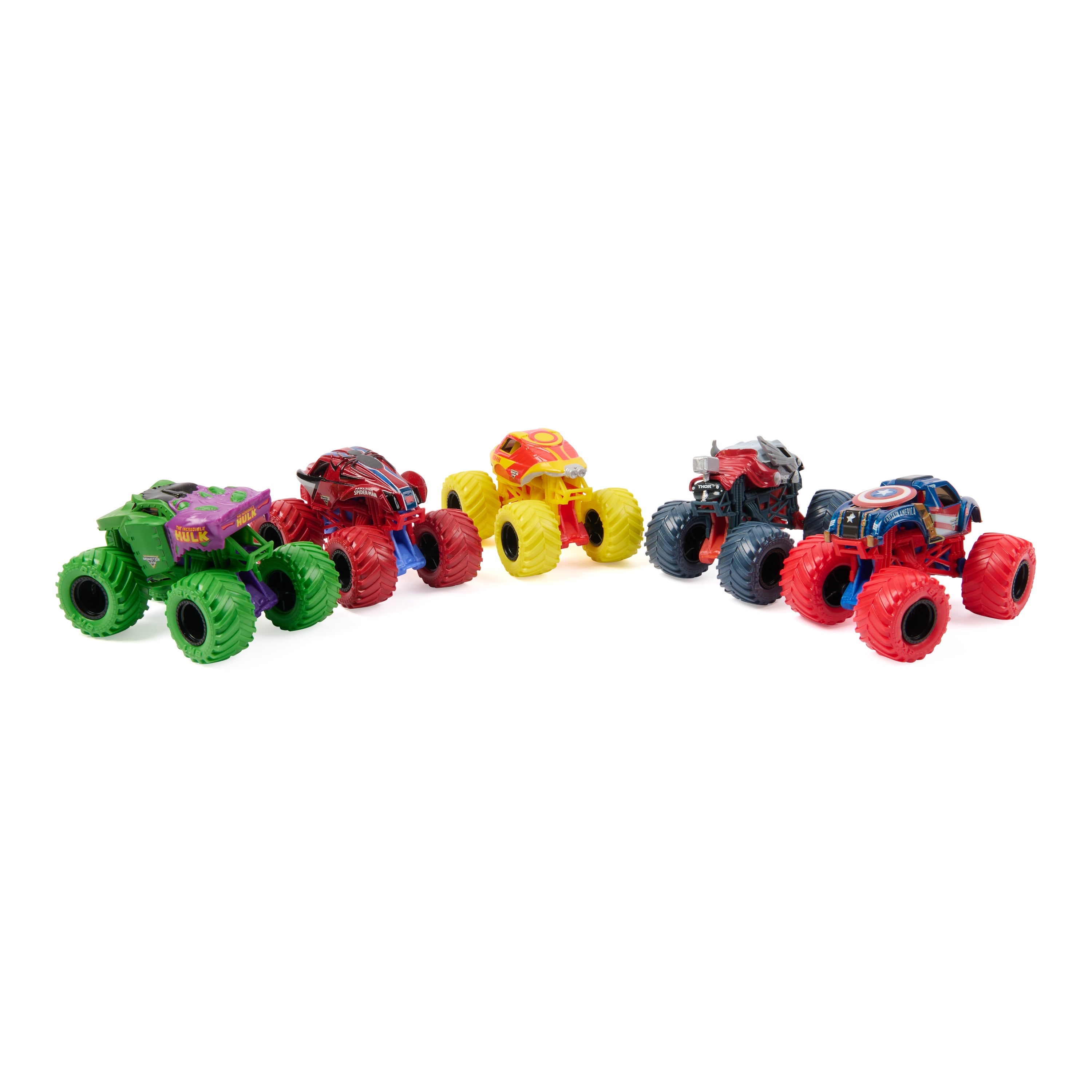 Monster Jam 1:64 Marvel 5 Pack
