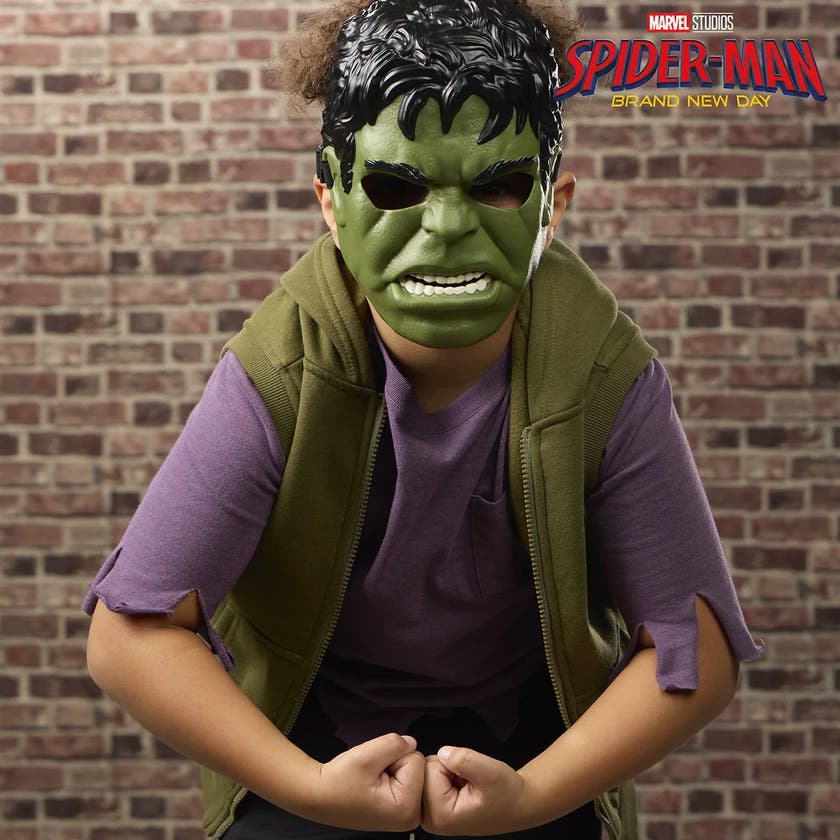 Marvel masker - Spiderman och Hulken