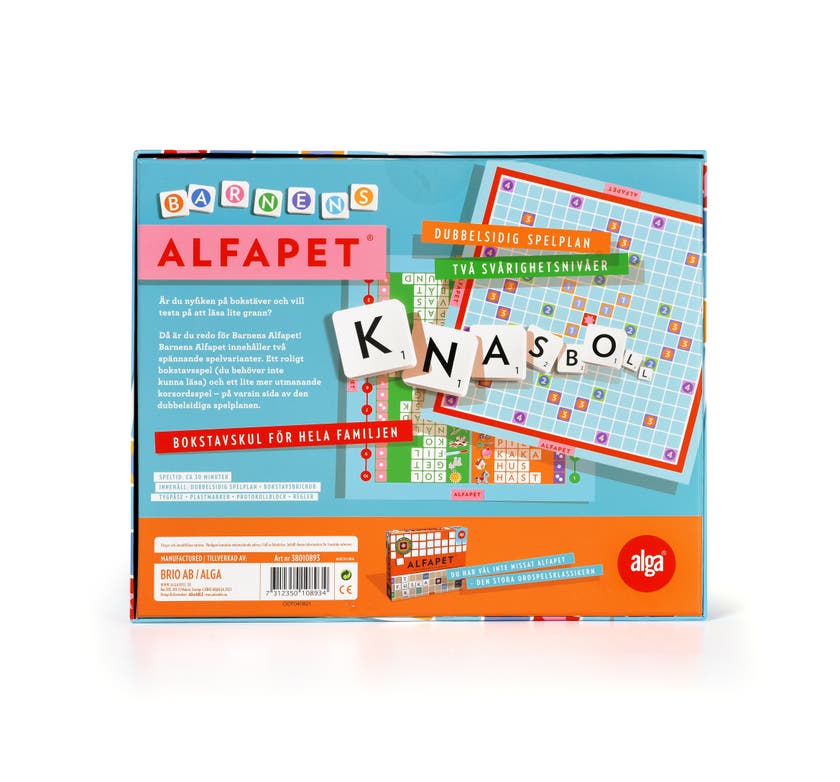 Alga, Barnens Alfapet