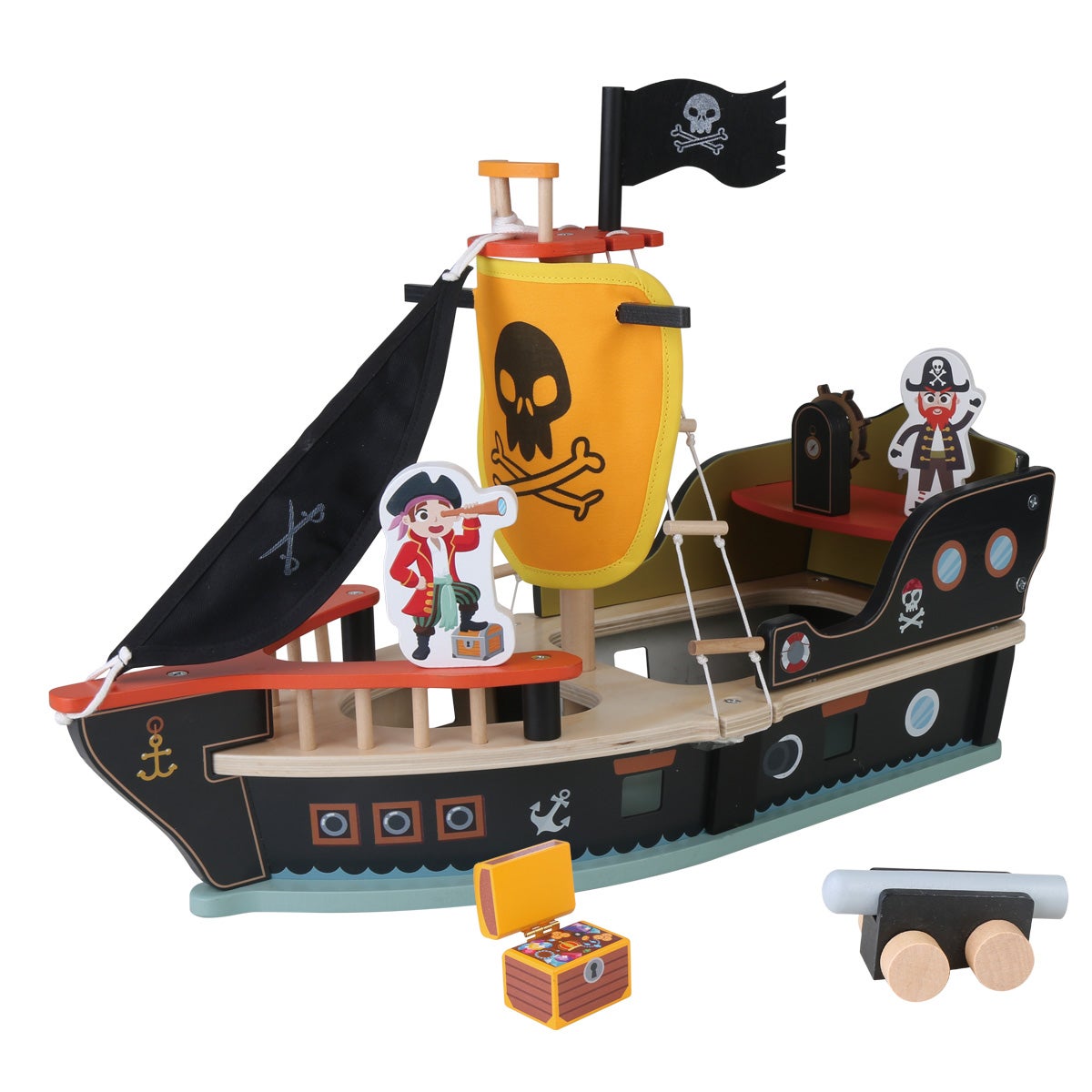 NAP Piratskepp träleksak för barn