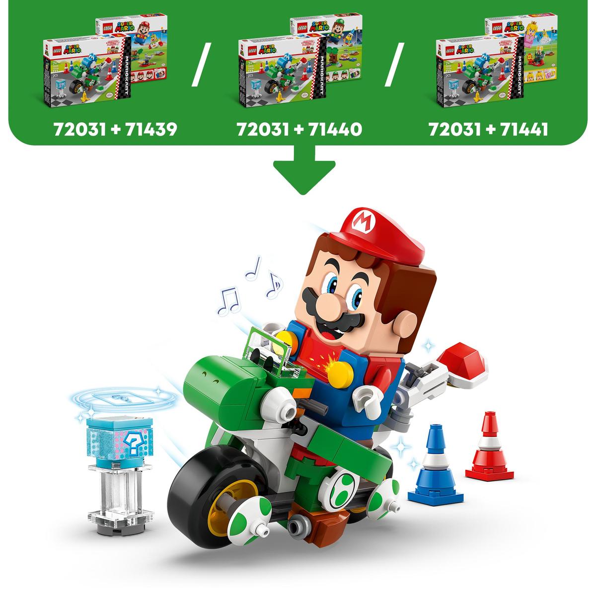 LEGO Super Mario 72031, Mario Kart™ – Yoshi Bike