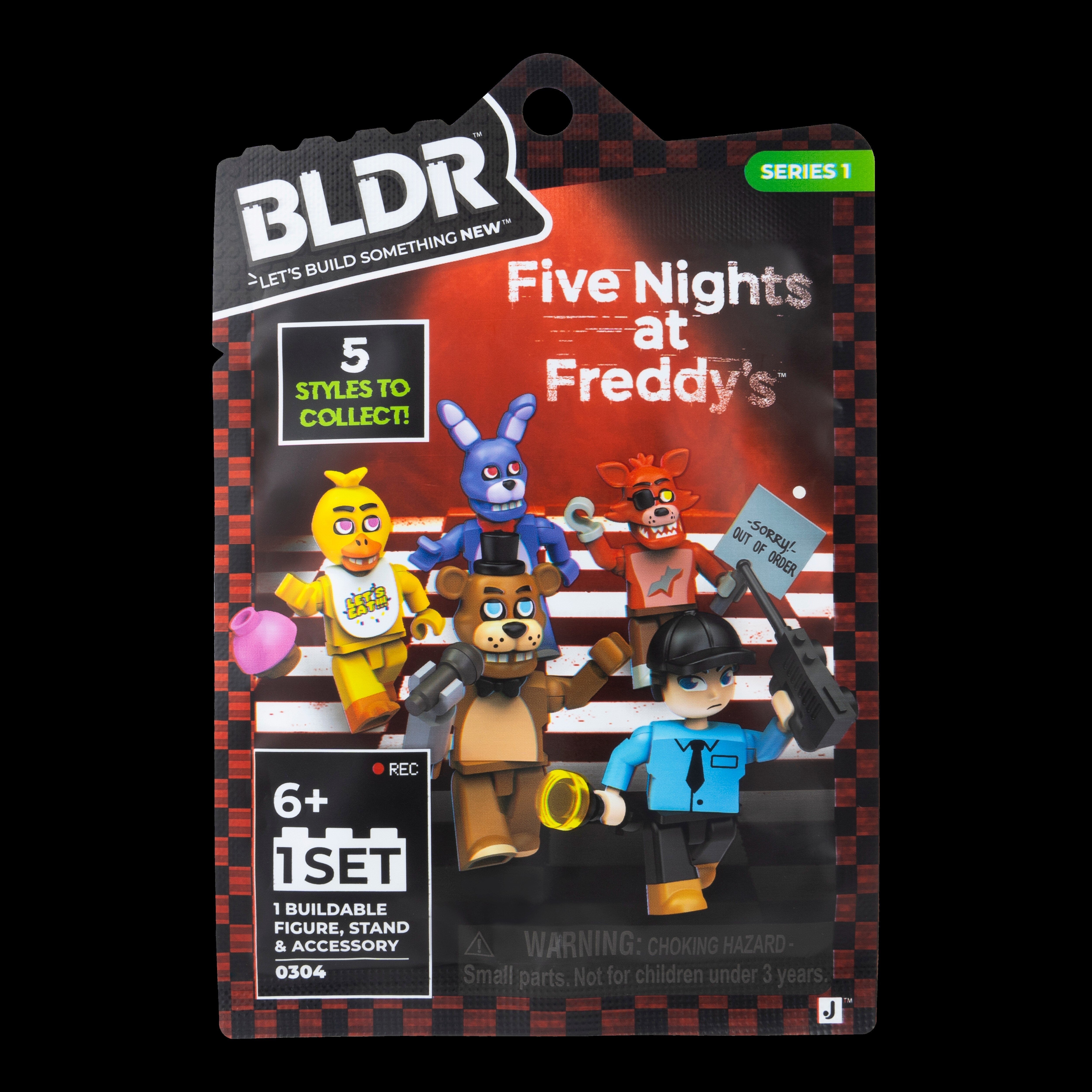 BLDR Five Nights at Freddy's Mystery-minifigur Byggset