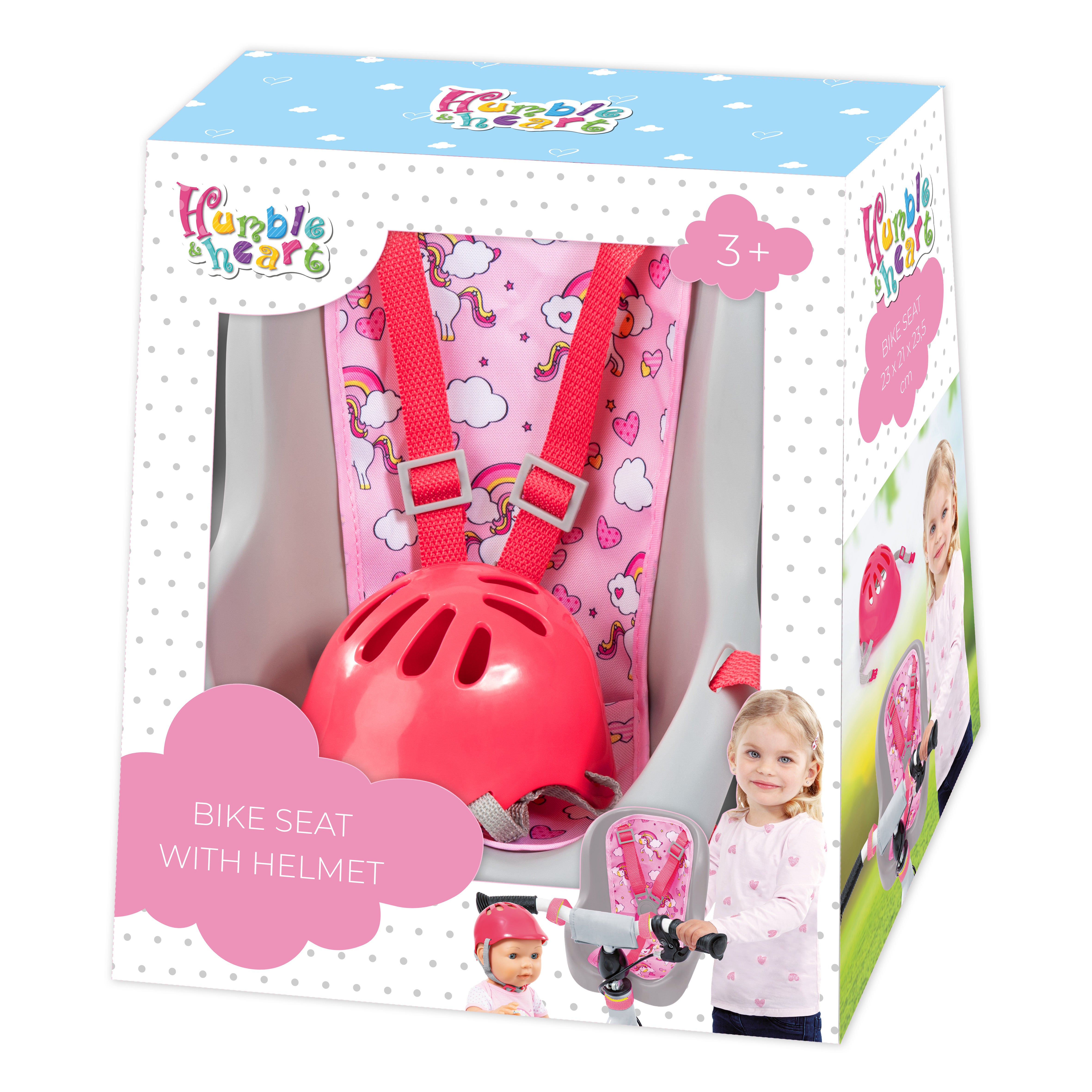 Humble & Heart, Cykelsits Med Hjälm