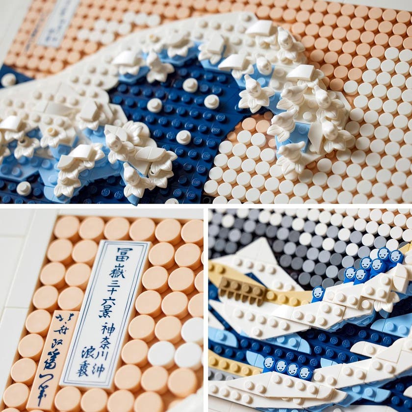 LEGO Art 31208, Hokusai – Under vågen utanför Kanagawa