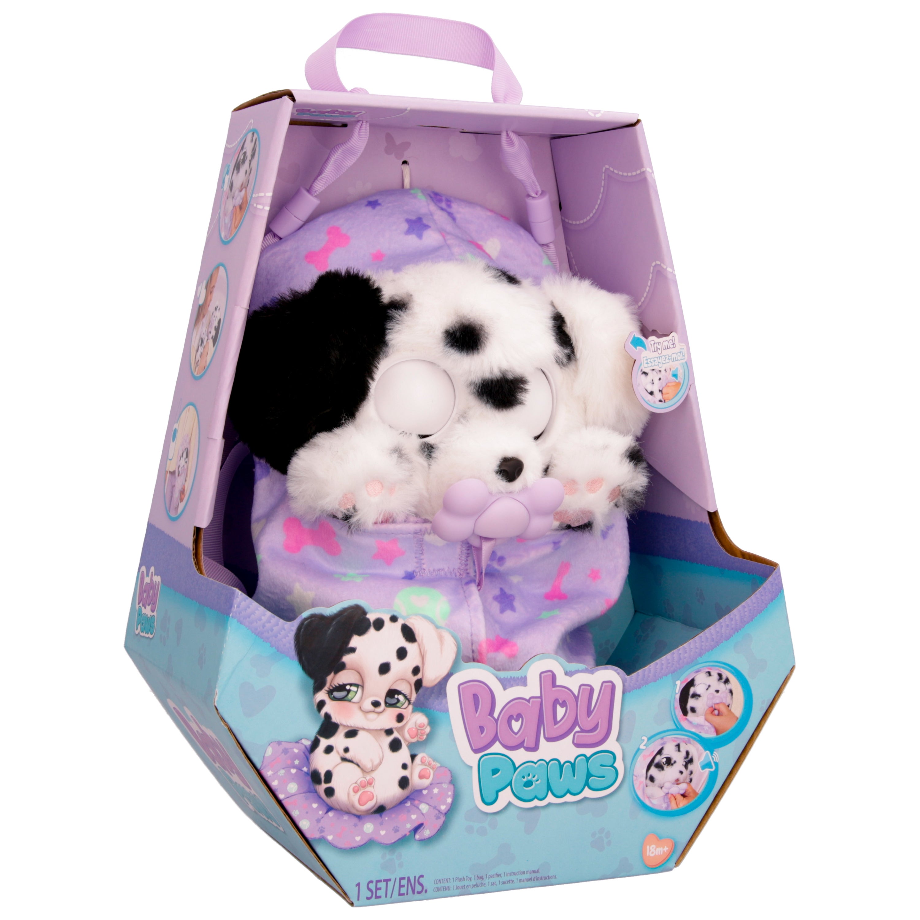 Baby Paws Spotty Dalmatian - Interaktiv Gosedjur