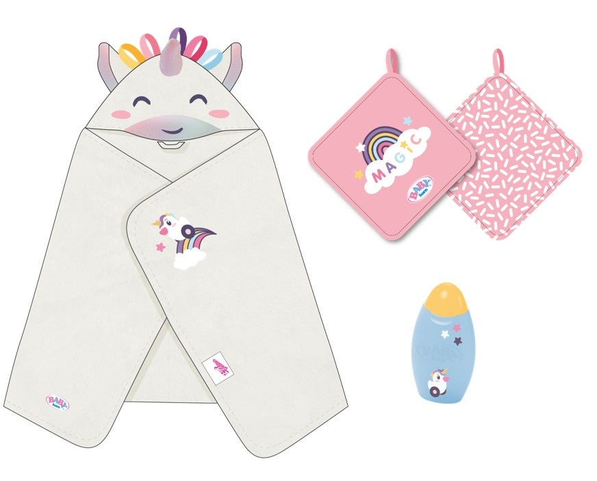 BABY born Hooded Towel Set