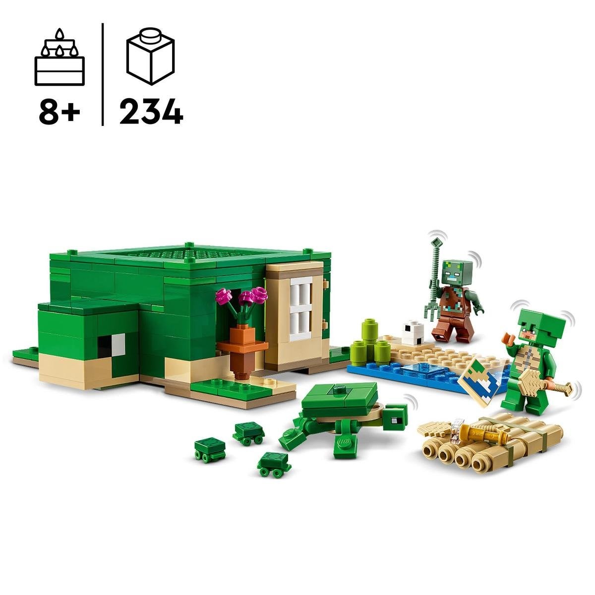 LEGO Minecraft 21254, Sköldpaddshuset