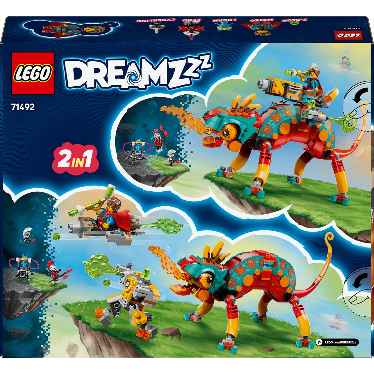 LEGO DREAMZzz 71492, Mateos eldkameleont