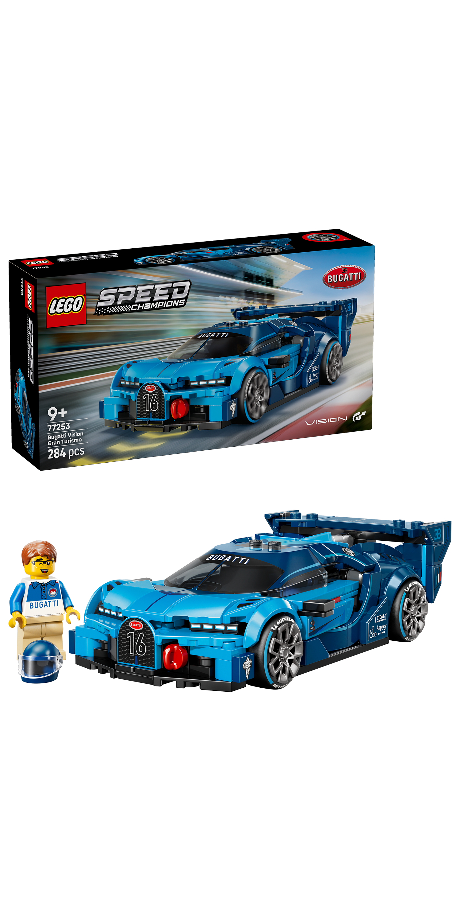 LEGO® Speed Champions Bugatti Vision Gran Turismo hypersportbil 77253