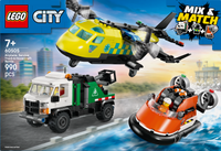 LEGO® City Flygplan, servicebil och svävare 60505