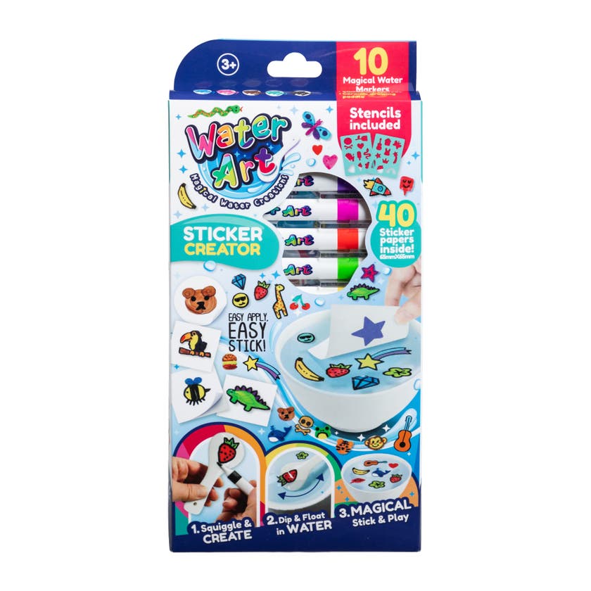 Water Art Vattenfiltpennor med stickers