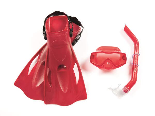 Bestway - Simset med snorkel, simfötter, prime mask 2 sort