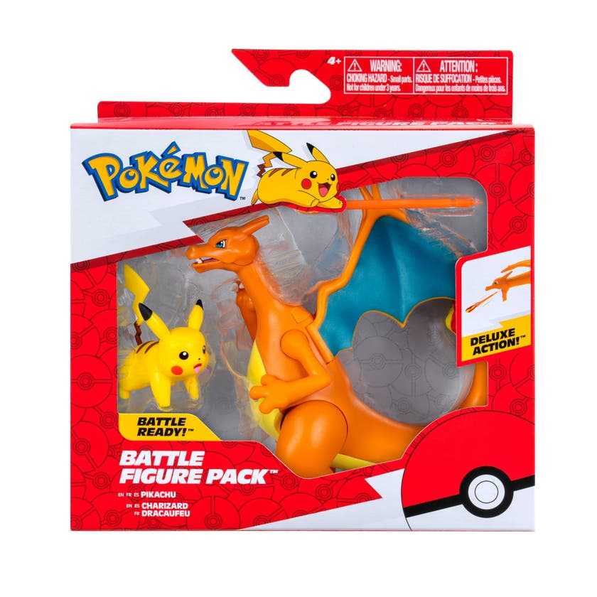 Pokemon, Figure Set 2 Pk Charizard And Pikachu