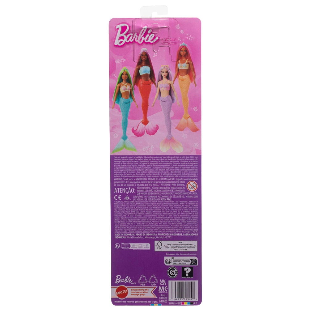 Barbie, Core Mermaid Blue/Green