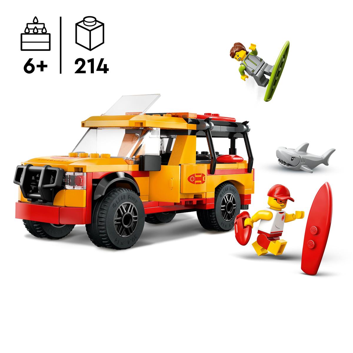 LEGO City Great Vehicles 60453, Strandräddning med livräddarbil