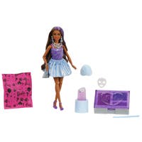 Barbie Glam Party Unboxed Purple Petite Doll