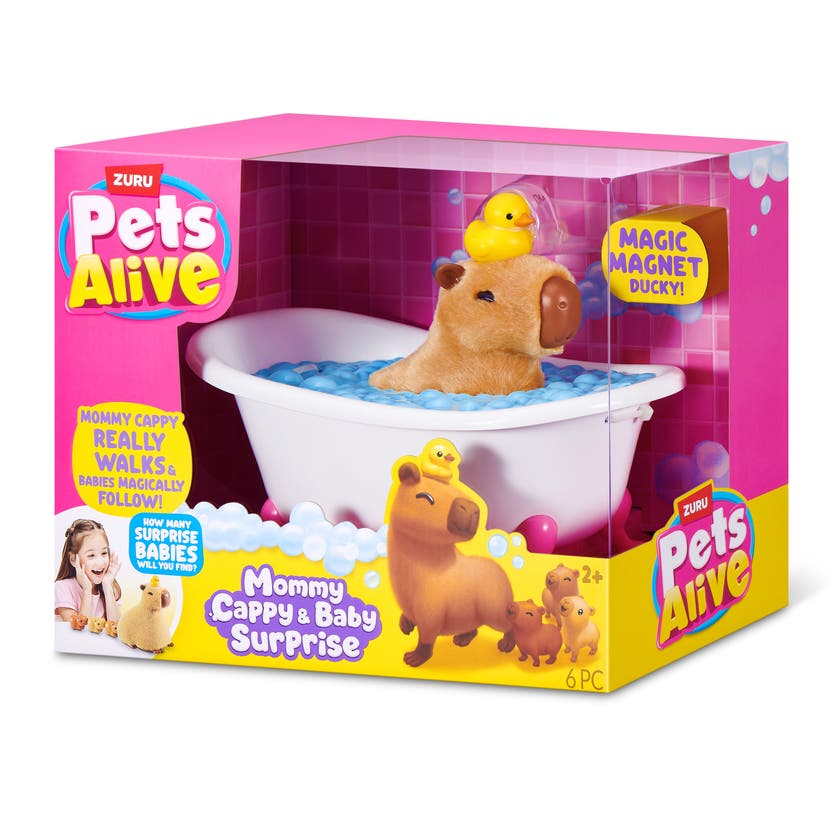 Pets Alive Mommy Cappy & Baby Surprise Gosedjur