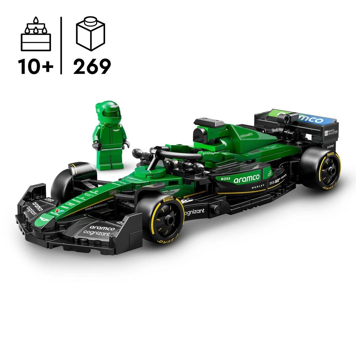 LEGO Speed Champions 77245, Aston Martin Aramco F1® AMR24 Race Car