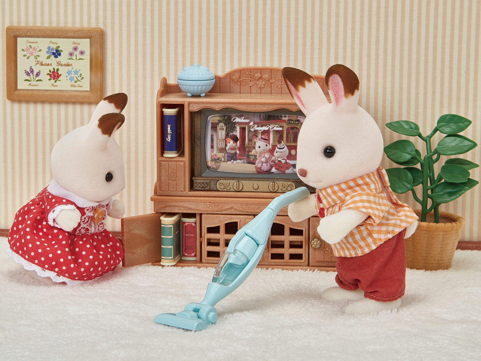 Sylvanian Families - Tvättmaskin & dammsugare
