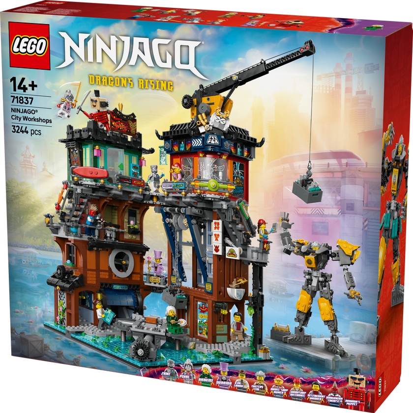 LEGO® NINJAGO® City verkstäder Bygg- och lekset med ninjor 71837