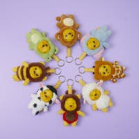 Disney YuYus nyckelring Mystery Plush Nalle Puh 12 cm