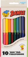 Bamse Duo Träfärgpennor